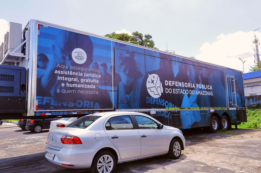 Carreta da Defensoria realiza mutirão de atendimento em Manaus até sexta