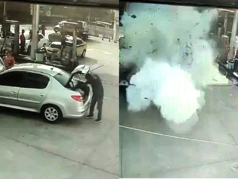 Morre idoso que ficou em estado grave após explosão de carro em posto de combustíveis