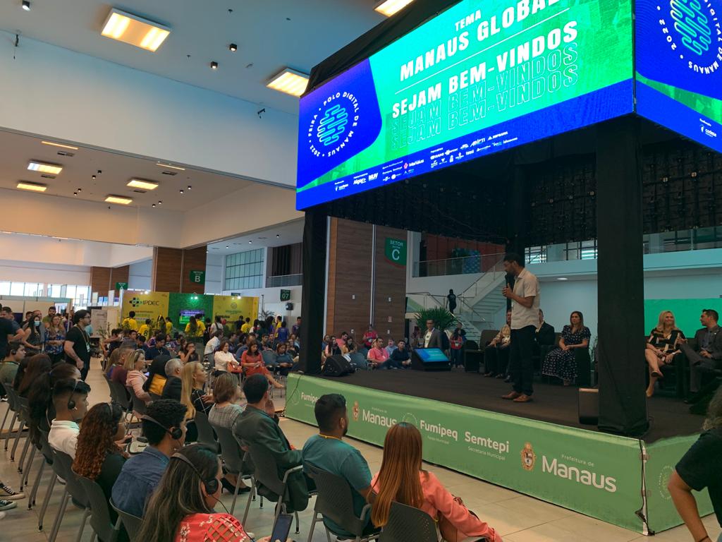 Stand da Nilton Lins é destaque na Feira do Polo Digital de Manaus