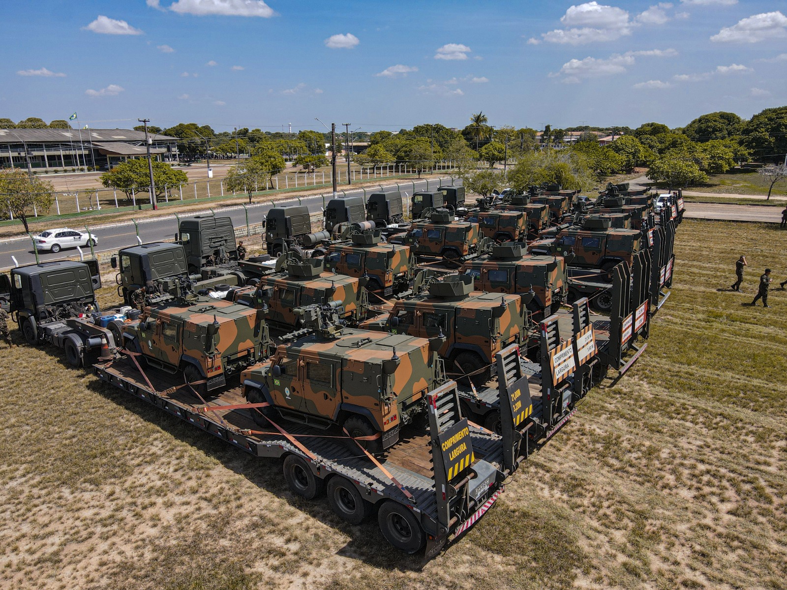 Mais 16 blindados são enviados para reforçar segurança na fronteira entre Brasil e Venezuela