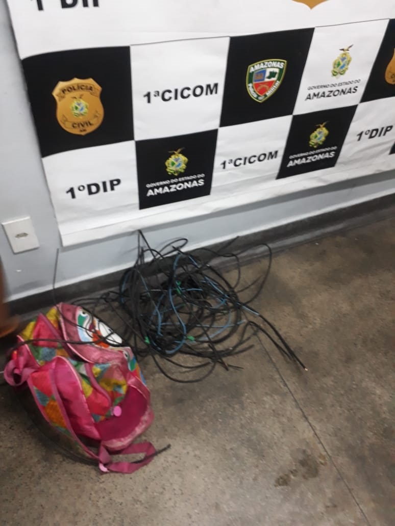Homem é detido por furto de fios elétricos na zona Centro-Sul de Manaus 