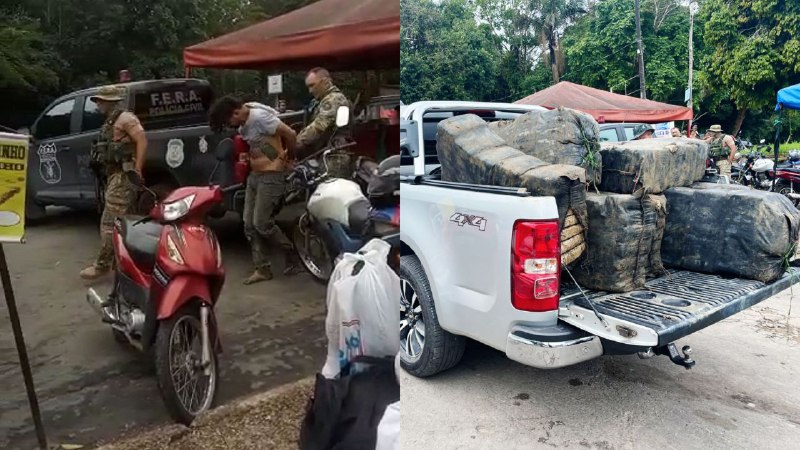 Homem é preso com 2 toneladas de drogas em Manaus; Vídeo