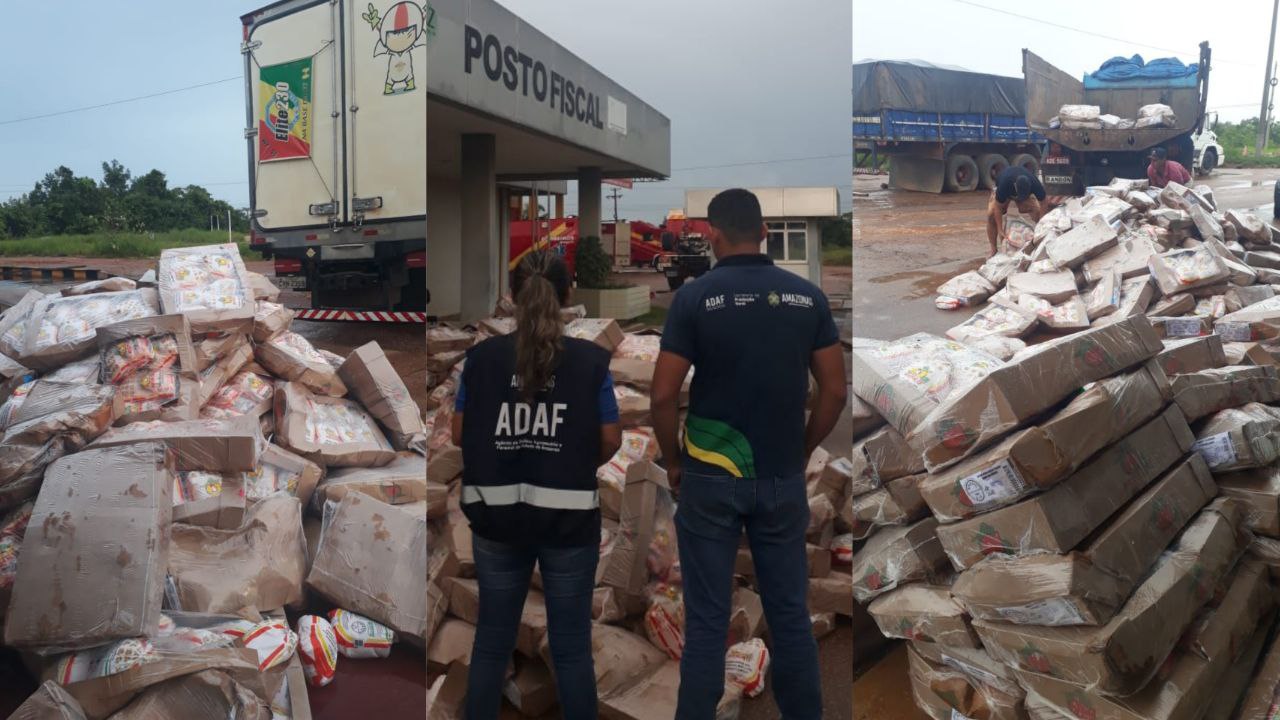 Mais de 5 toneladas de frango vencido são apreendidas no Amazonas