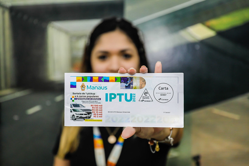 Sexta parcela do IPTU vence hoje em Manaus