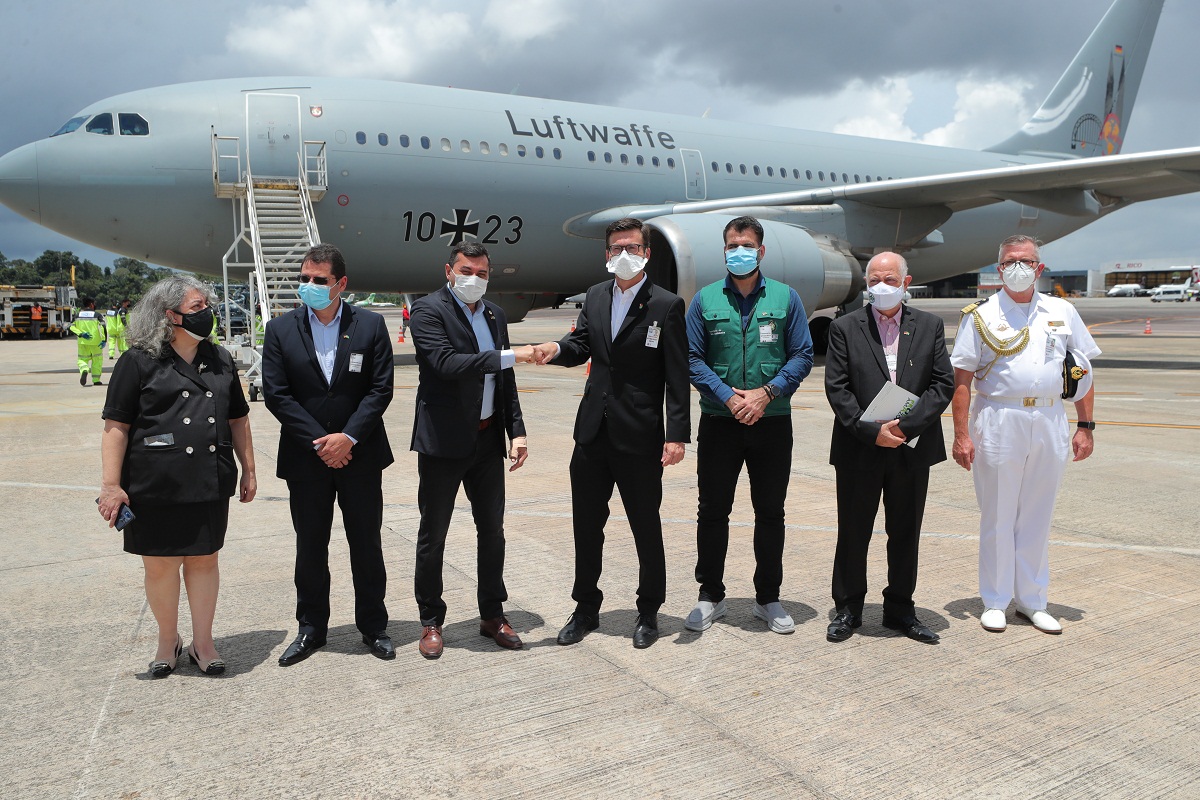 Amazonas recebe da Alemanha equipamentos de combate à Covid-19