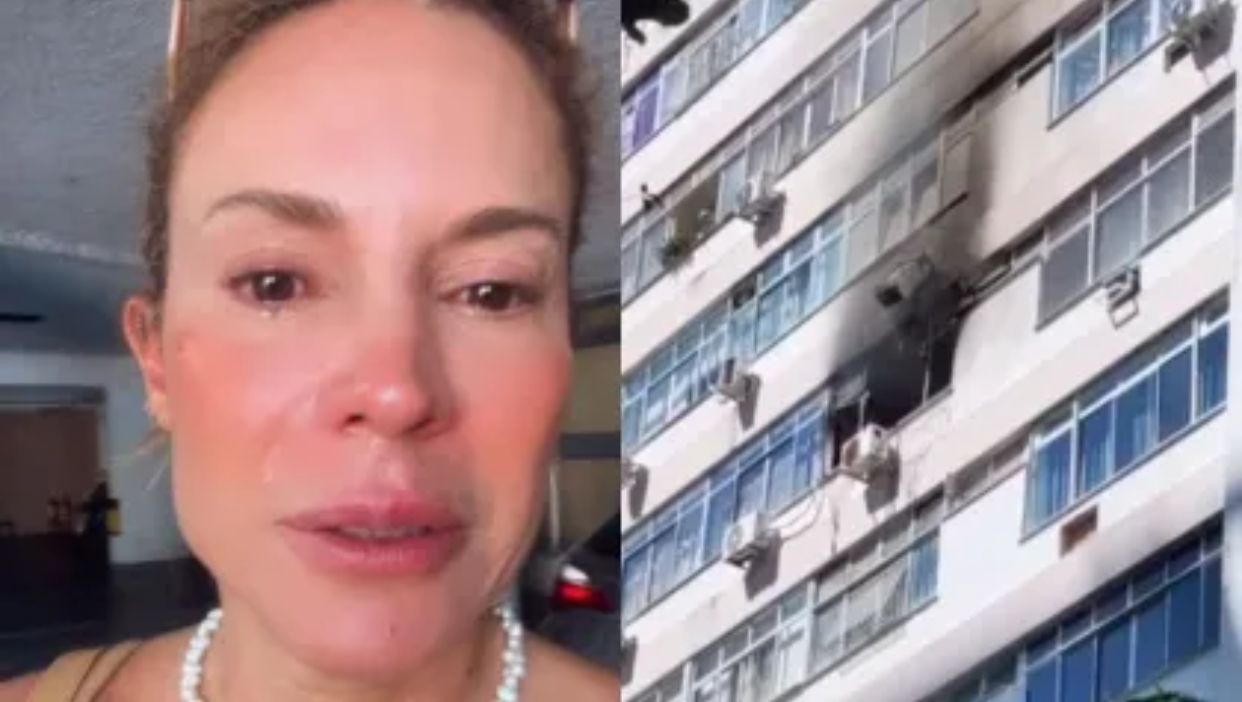 Apartamento de Maíra Charken pega fogo no Rio e atriz lamenta: 'Quase inacreditável'