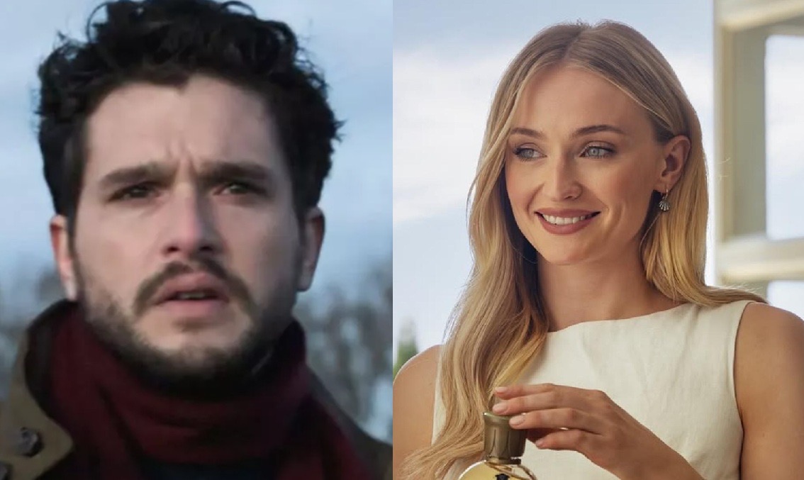 Sophie Turner revela ânsia de vômito por beijar Kit Harington em filme