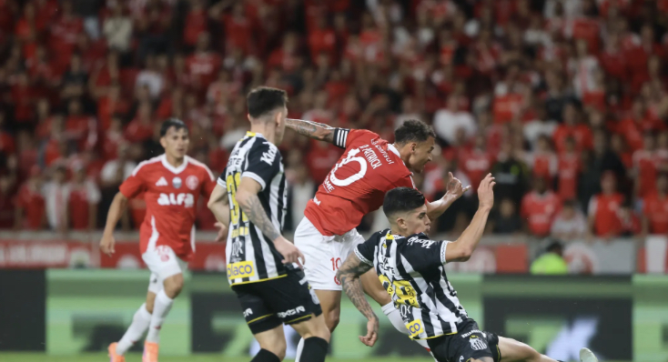 Santos empata com Inter no Beira-Rio e segue na zona de rebaixamento