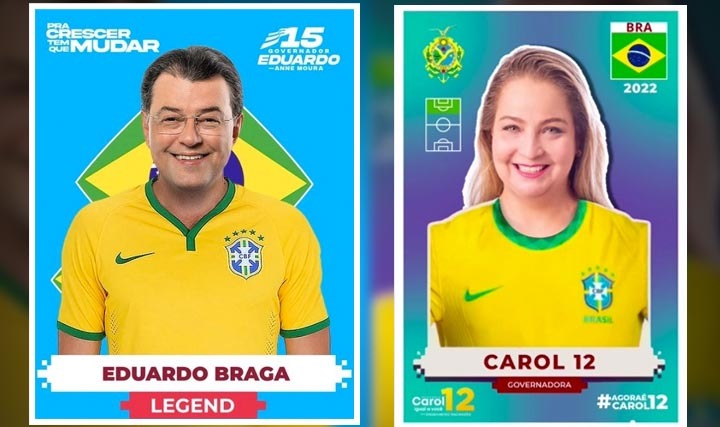 Candidatos ao Governo do Amazonas se colocam como figurinha de álbum da Copa