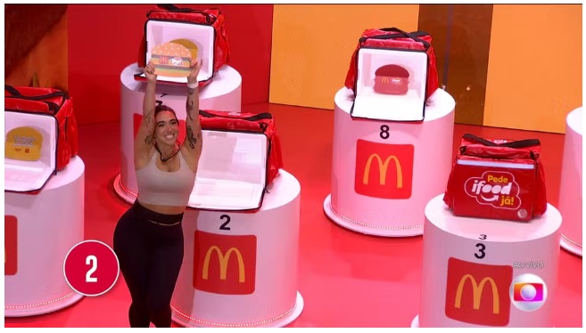 Giovanna vence prova e é líder pela 3ª vez no BBB