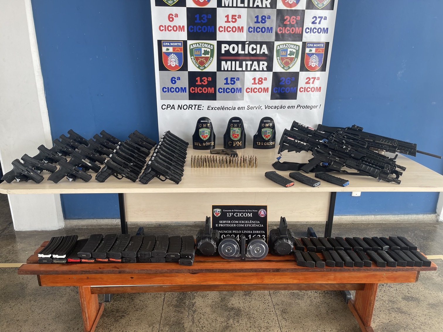 Amazonas registra aumento de quase 100% nas prisões em flagrante, diz SSP