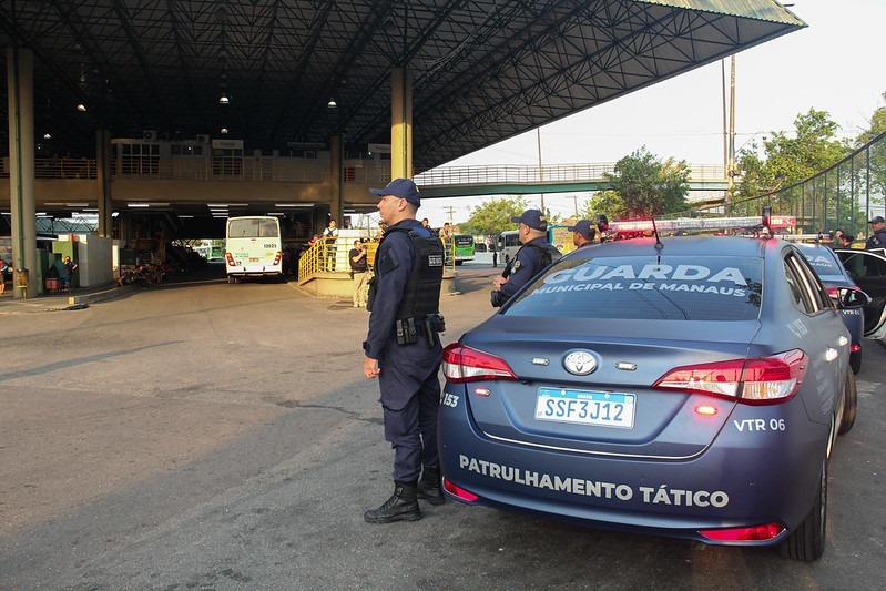 Roubos a ônibus diminuem 23,45% neste ano em Manaus