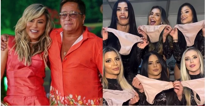 Esposa de Leonardo, Poliana desabafa após polêmica com dançarinas do cantor