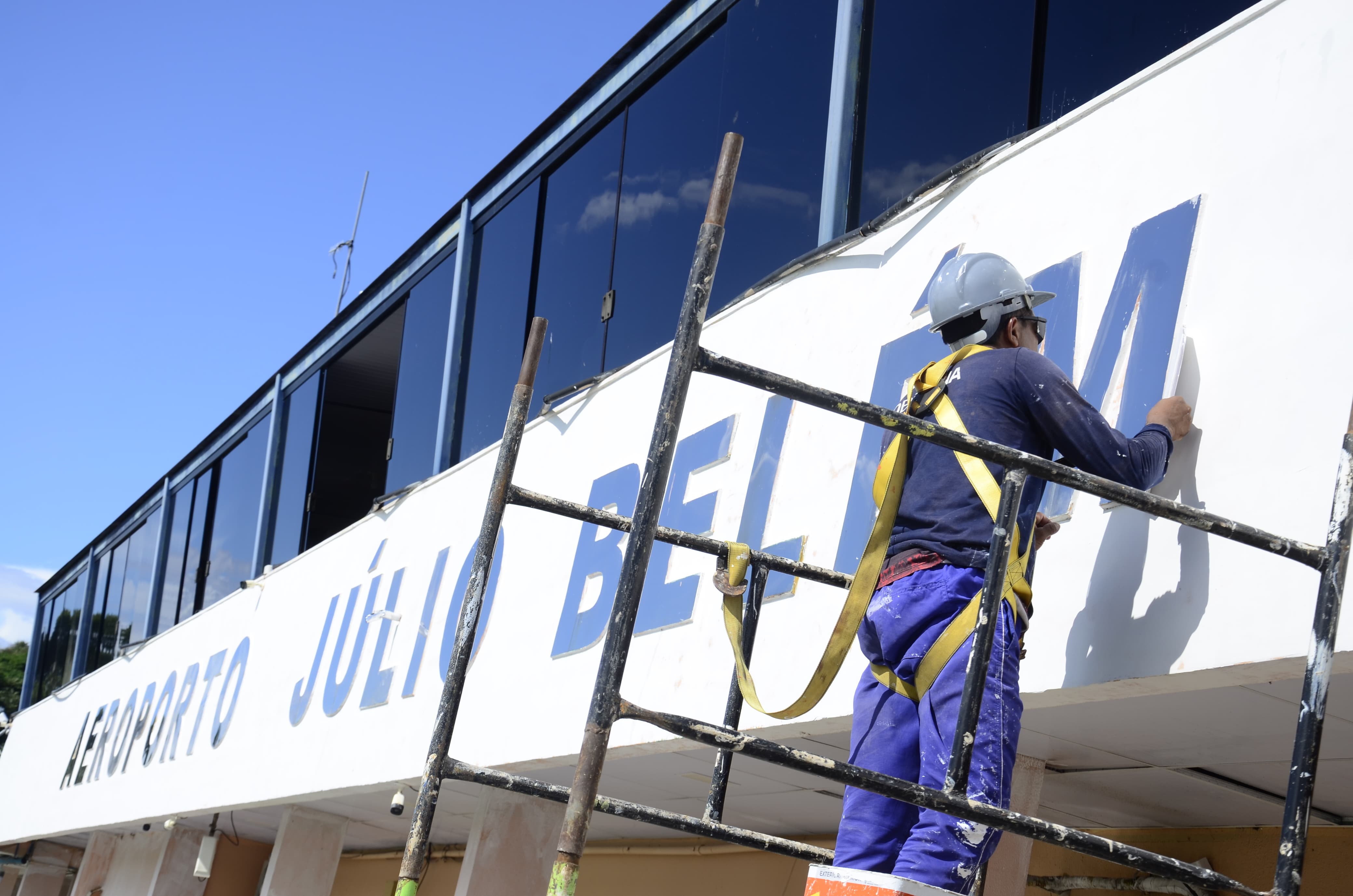 Festival de Parintins: obras avançam no Aeroporto Júlio Belém