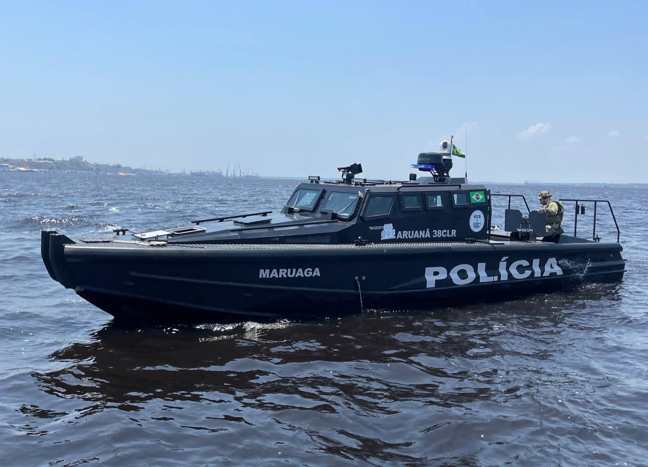 Lanchas blindadas serão usadas no combate a criminosos nos rios do Amazonas