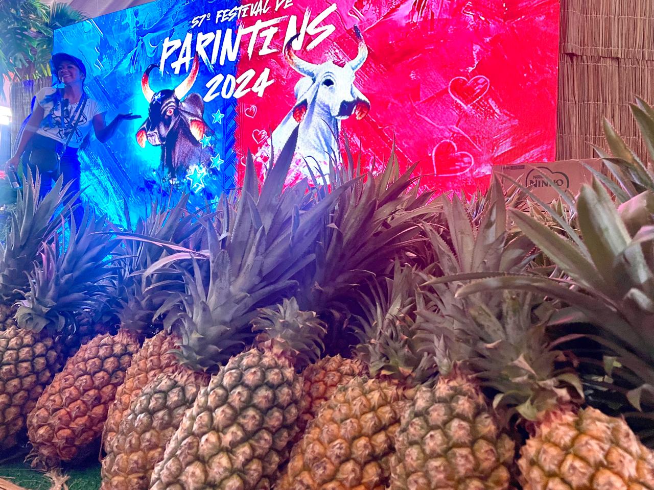 Cerca de 800 abacaxis são distribuídos em Parintins