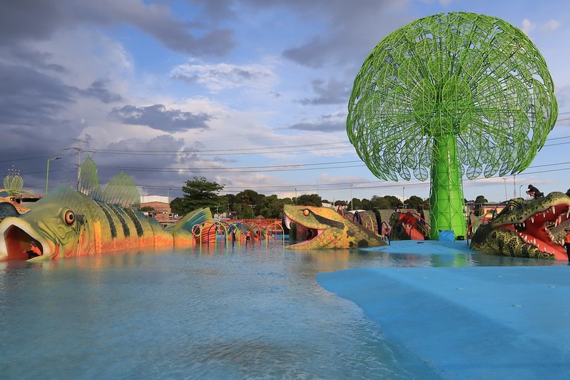 Parque Gigantes da Floresta é inaugurado no Novo Aleixo; veja fotos