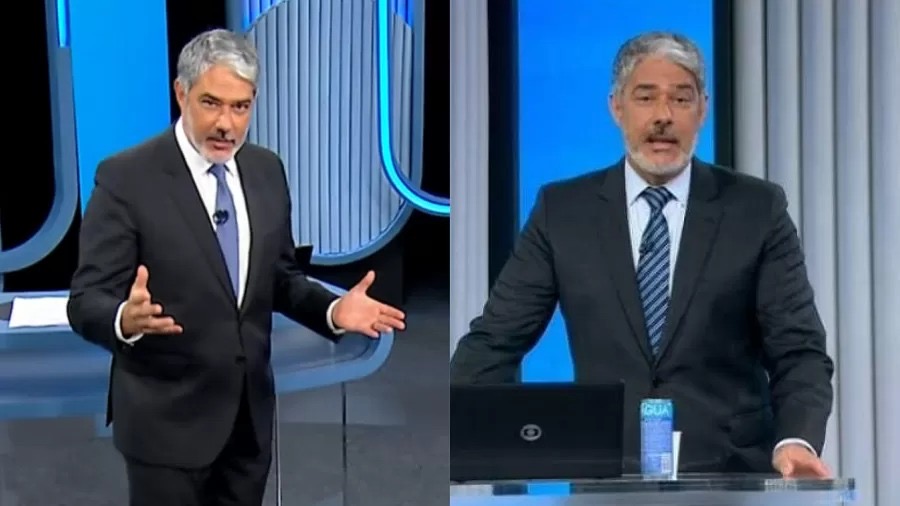 William Bonner abre latinha ao vivo e se explica após virar meme em 2022