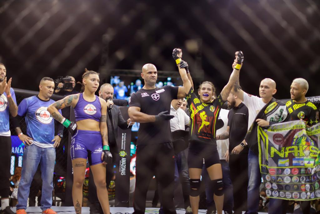 Atleta amazonense brilha no Jungle Fight 114 na Arena Amadeu Teixeira