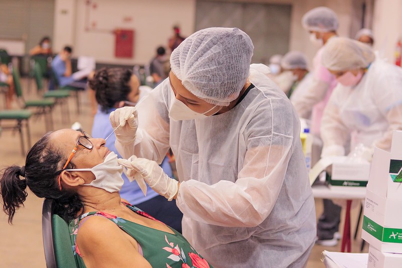 Centros de Testagem para Covid-19 realizaram mais de 6 mil exames em Manaus