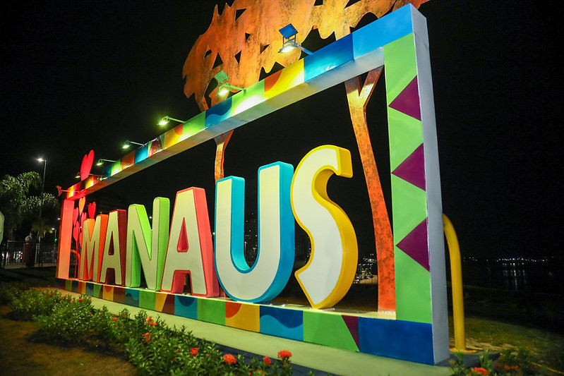 Pontos turísticos vão ganhar letreiros em Manaus