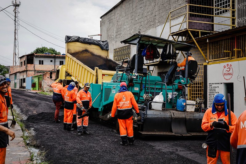Prefeitura de Manaus irá contratar 600 homens para atuar em obras na cidade