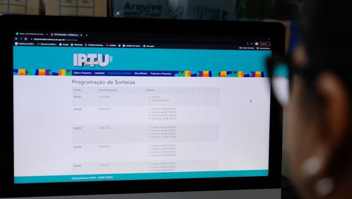 Portal IPTU premiado é lançado em Manaus; 1º sorteio acontece amanhã