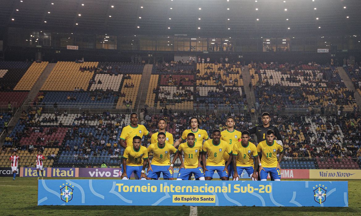 Brasil enfrenta o Equador hoje no Torneio Internacional Sub-20
