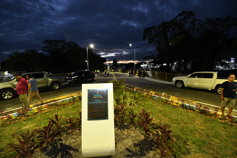 Ponte Wilson Wolter Filho é inaugurada em Manaus