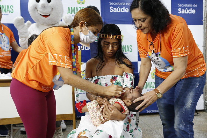 Amazonas lança campanha de multivacinação contra doenças imunopreveníveis