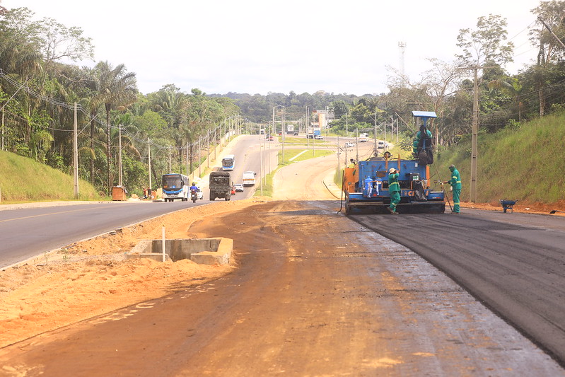 Obra de Anel Viário ultrapassa 80% de conclusão na zona Oeste de Manaus