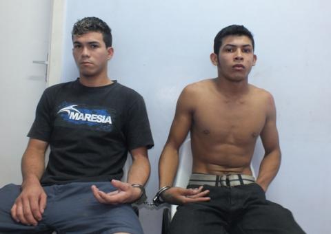 Dupla é presa após roubar loja no Centro de Manaus