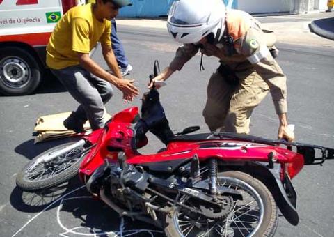 Acidente na avenida Mário Ipiranga deixa trânsito conturbado