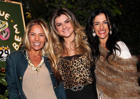 Adriane Galisteu, Paulo Ricardo e Mirella Santos vão a jantar beneficente