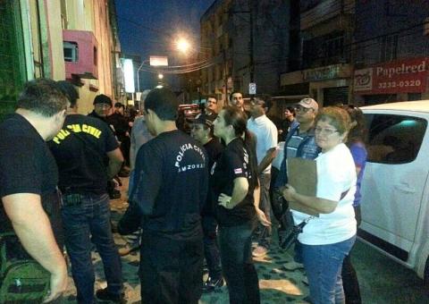 Polícia  faz despejos e prisões em megaoperação no Centro de Manaus   