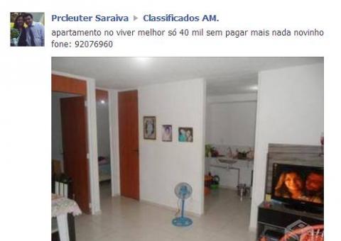 Apartamentos entregues pelo Governo estão sendo comercializados no Facebook