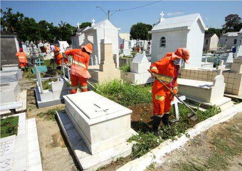 Prefeitura prepara cemitérios para visitação