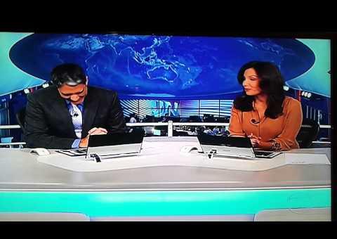 Patrícia Poeta comete gafe no Jornal Nacional