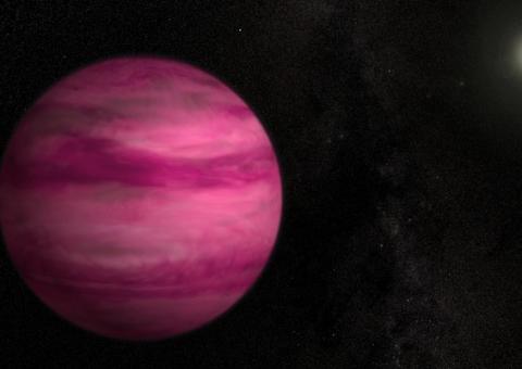 Nasa divulga imagens de planeta rosa recém-descoberto