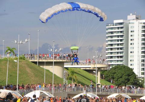 Artur participa dos Jogos Radicais da Amazônia no Dia dos Pais