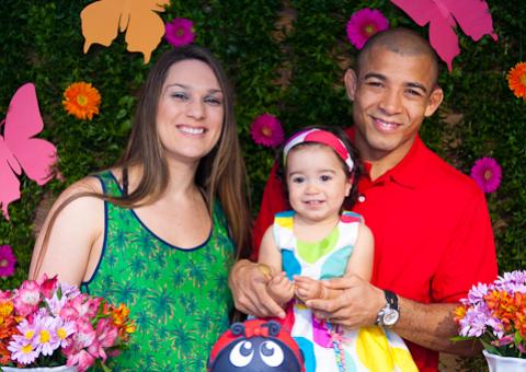  José Aldo comemora aniversário de 1 ano da filha