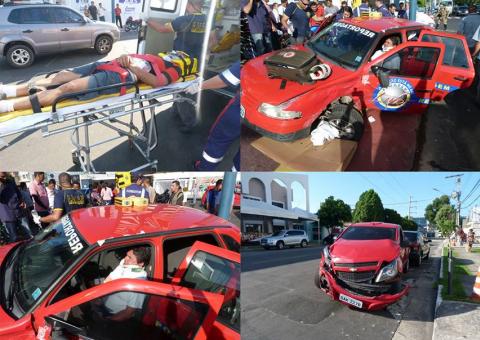 Câmeras registraram acidente que vitimou repórter do Programa Livre 