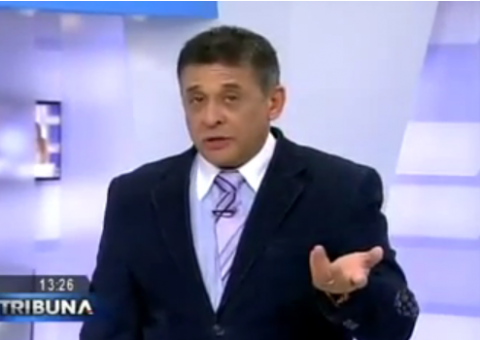 Apresentador se descontrola e abandona programa ao vivo. Veja