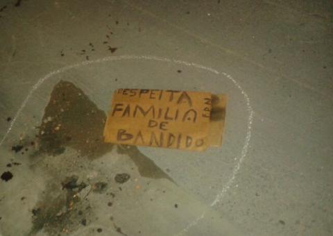  Homem que "não respeitava familia de bandido"é  morto com dez tiros