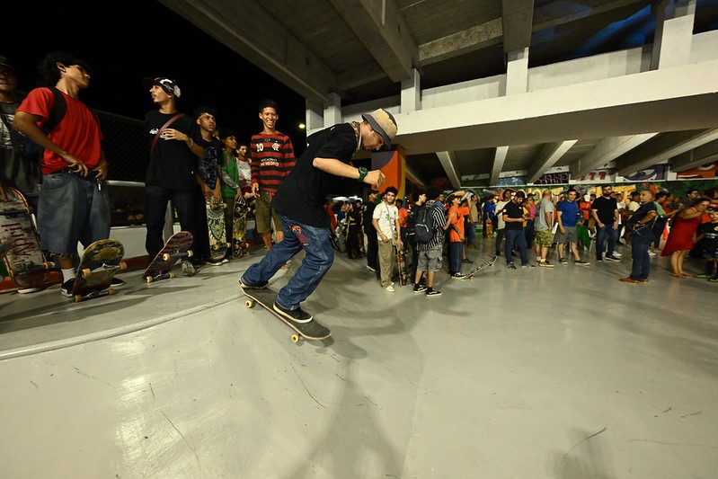 Primeira pista de skate coberta é inaugurada em Manaus