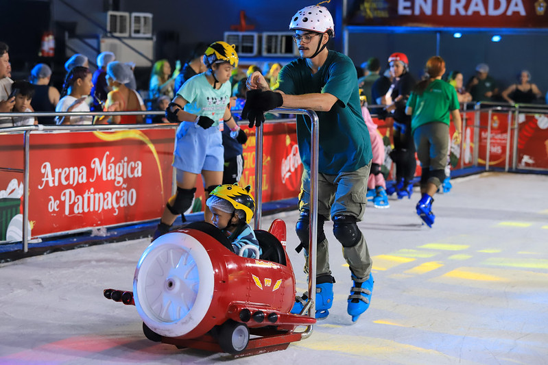 Arena Mágica de Patinação na Ponta Negra encerra nesta quinta-feira