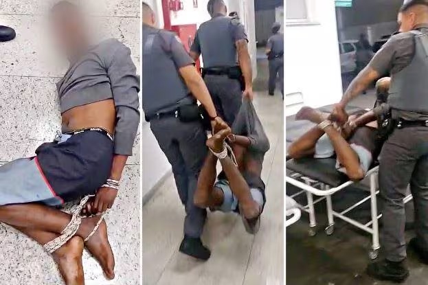 'Furtou para comer,' diz advogado de homem negro amarrado por PMs