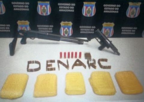 Caixa da facção criminosa Família do Norte é preso com 5 kg de cocaína