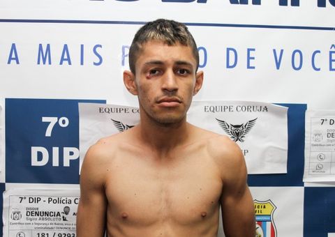  'Iniciante do tráfico' é preso dentro de casa no Japiim