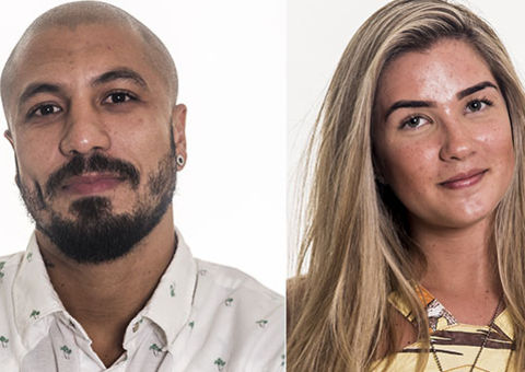  Fernando e Aline chegam radiantes no Aeroporto e vão embora juntinhos